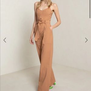 ALC Mila Linen Jumpsuit size 6 NWT